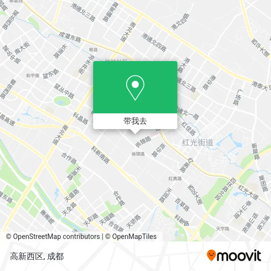 高新西区地图