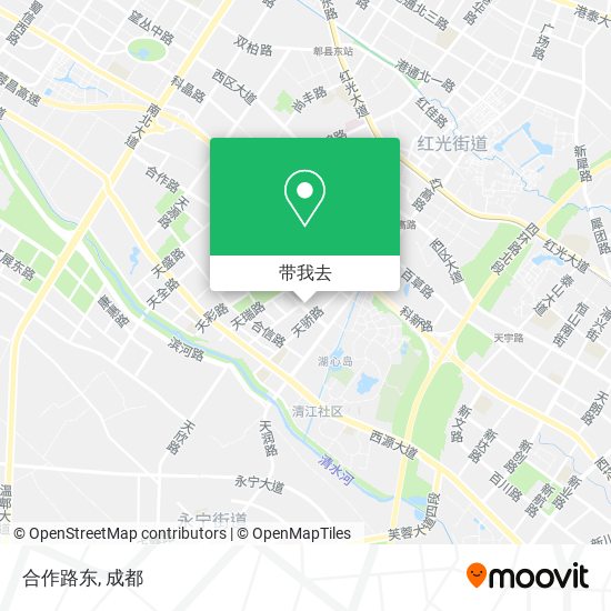 合作路东地图