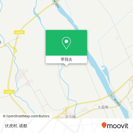 伏虎村地图