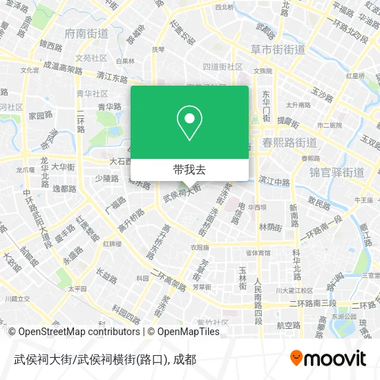 武侯祠大街/武侯祠横街(路口)地图