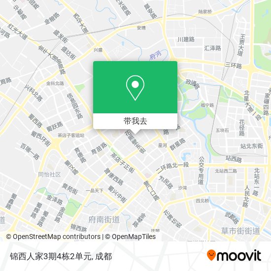 锦西人家3期4栋2单元地图