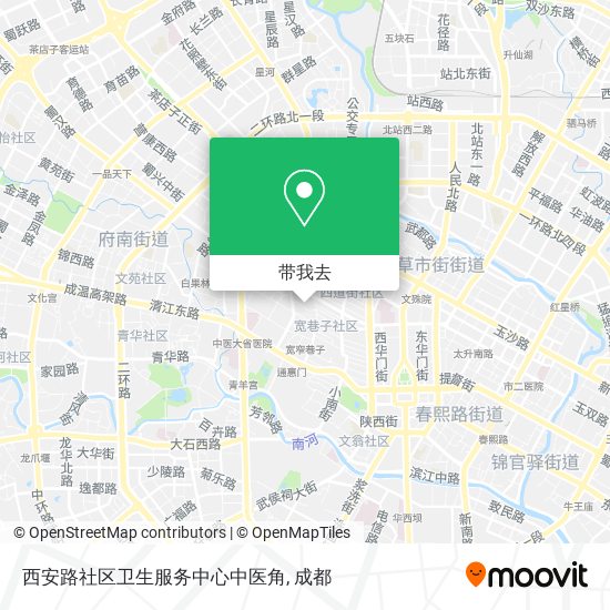 西安路社区卫生服务中心中医角地图