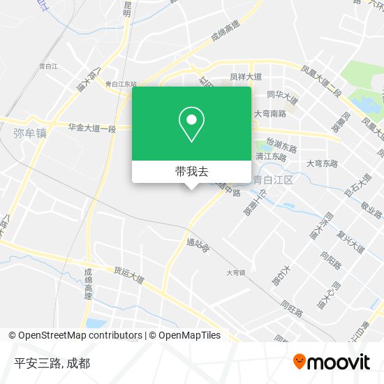 平安三路地图