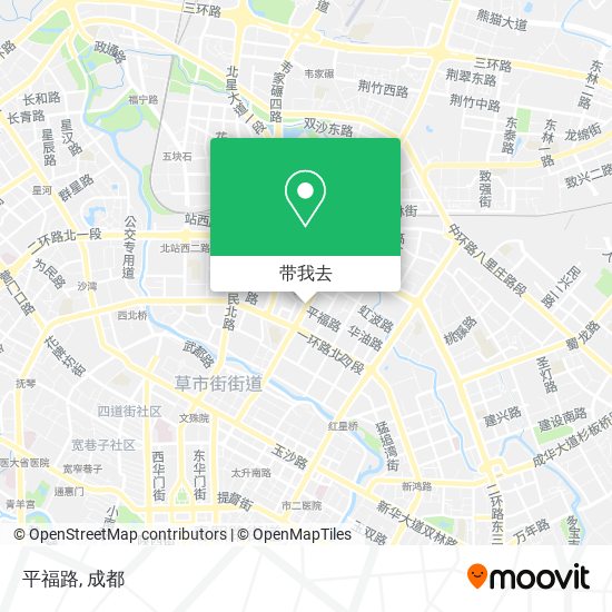 平福路地图