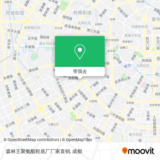 森林王聚氨酯鞋底厂厂家直销地图