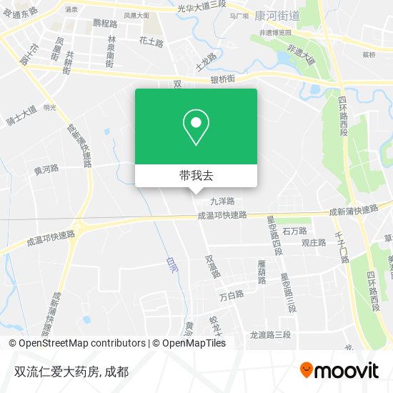 双流仁爱大药房地图