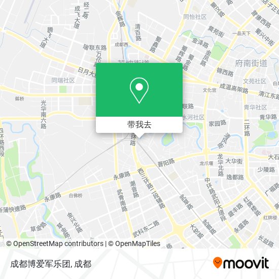 成都博爱军乐团地图