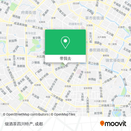 烟酒茶四川特产地图