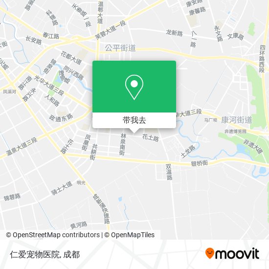 仁爱宠物医院地图