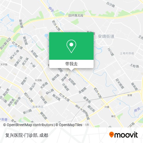 复兴医院-门诊部地图