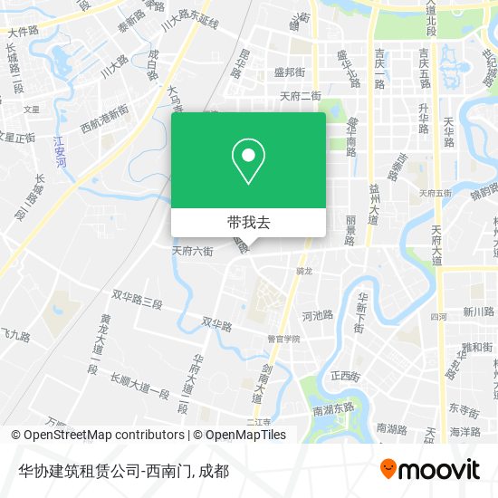 华协建筑租赁公司-西南门地图