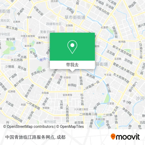 中国青旅临江路服务网点地图
