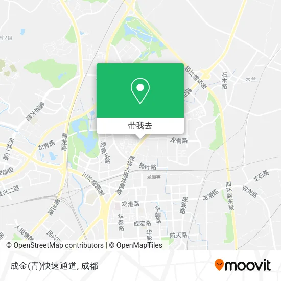 成金(青)快速通道地图