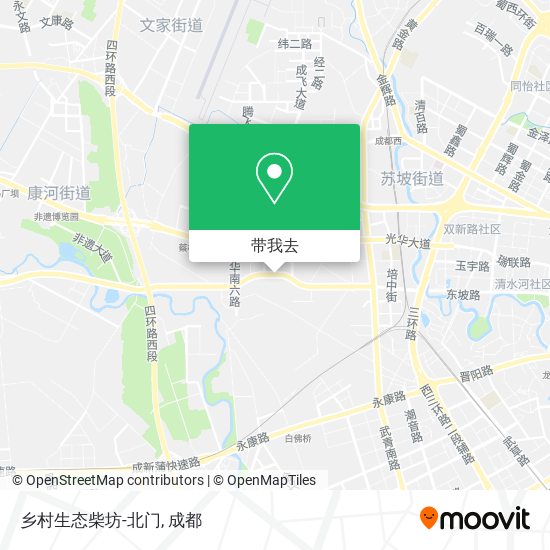 乡村生态柴坊-北门地图