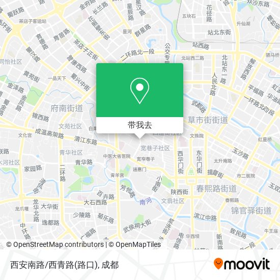 西安南路/西青路(路口)地图