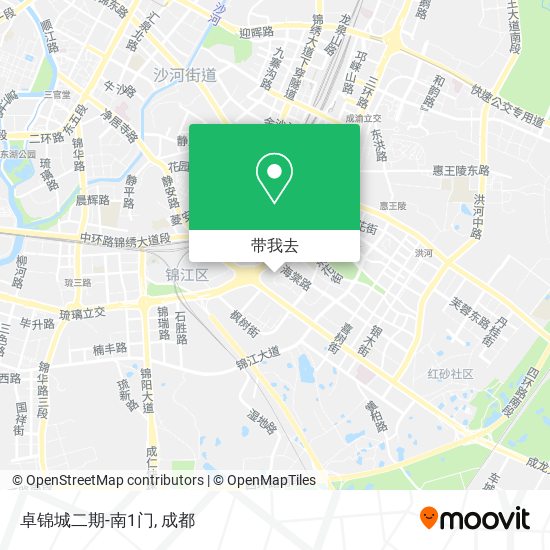 卓锦城二期-南1门地图