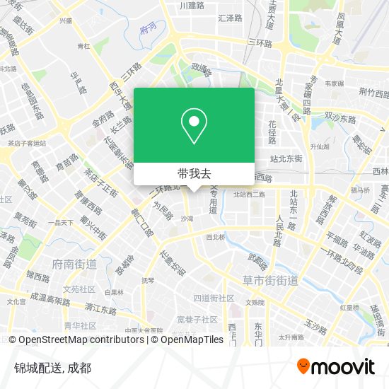锦城配送地图