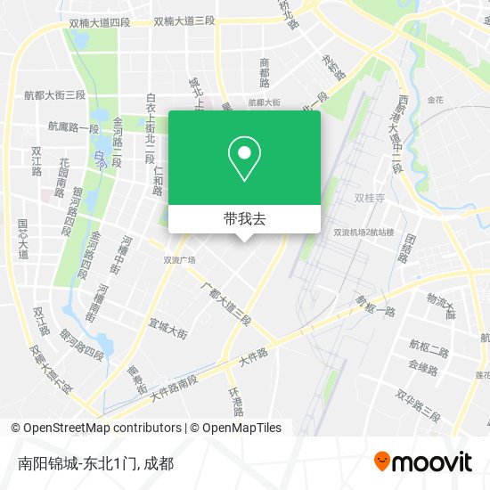 南阳锦城-东北1门地图