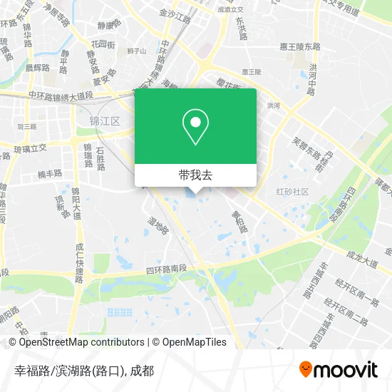 幸福路/滨湖路(路口)地图