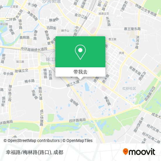 幸福路/梅林路(路口)地图