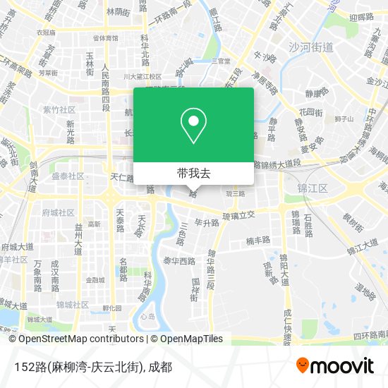 152路(麻柳湾-庆云北街)地图