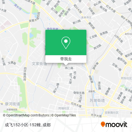 成飞152小区-152幢地图