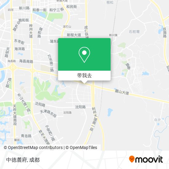中德麓府地图