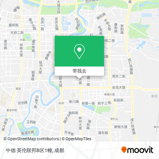 中德·英伦联邦B区1幢地图