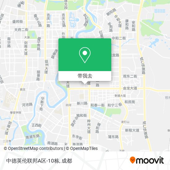 中德英伦联邦A区-10栋地图