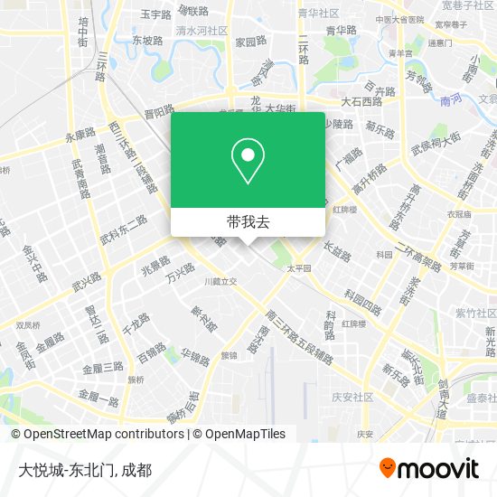 大悦城-东北门地图