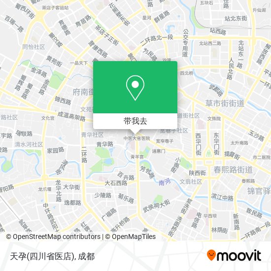 天孕(四川省医店)地图