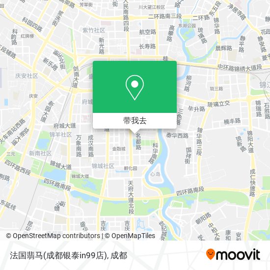 法国翡马(成都银泰in99店)地图