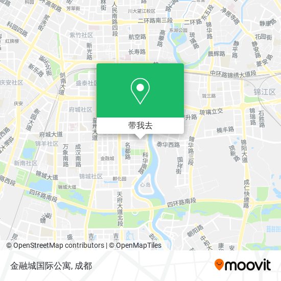 金融城国际公寓地图