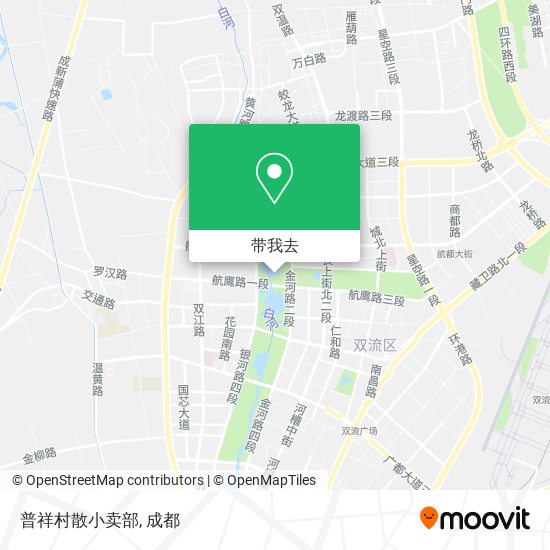普祥村散小卖部地图