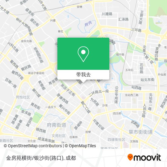金房苑横街/银沙街(路口)地图