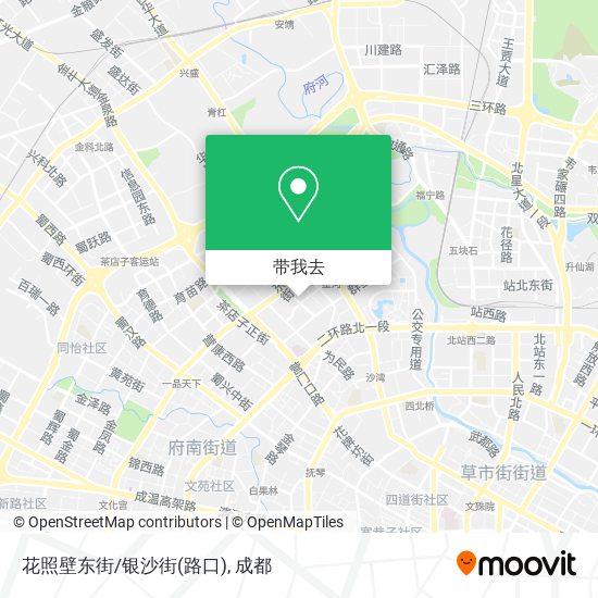 花照壁东街/银沙街(路口)地图