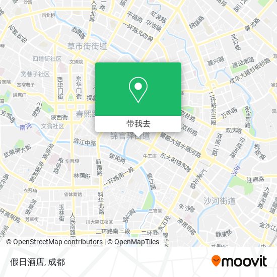 假日酒店地图