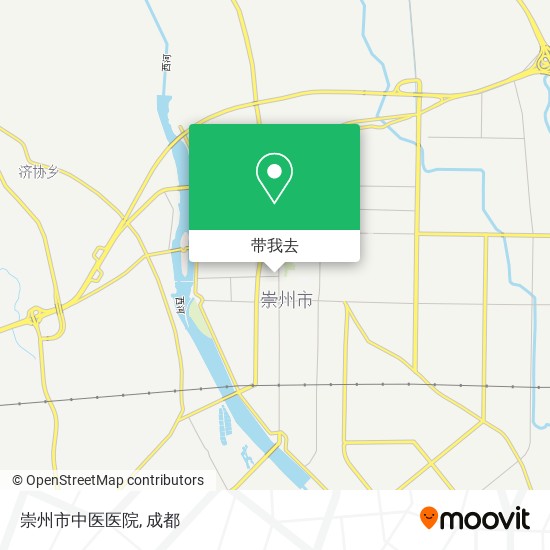 崇州市中医医院地图