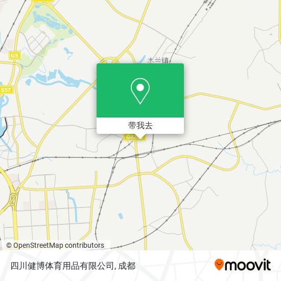 四川健博体育用品有限公司地图