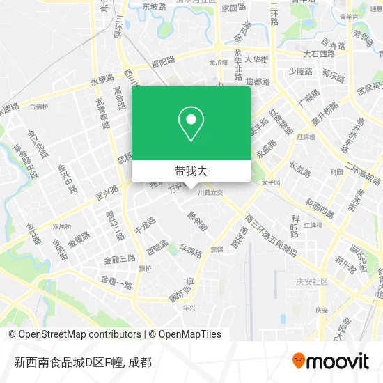 新西南食品城D区F幢地图