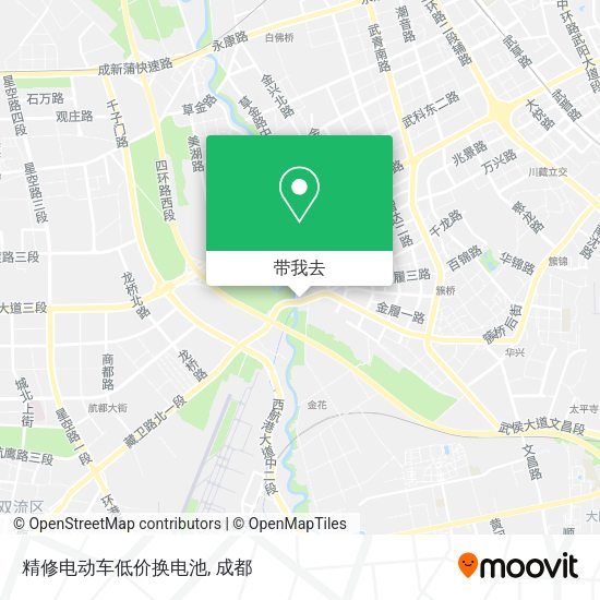 精修电动车低价换电池地图