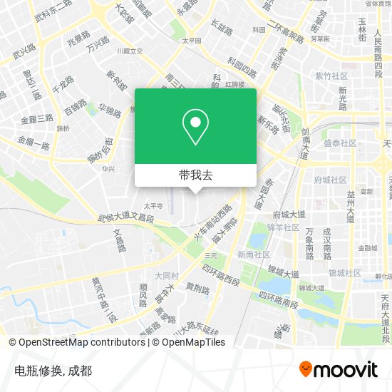 电瓶修换地图