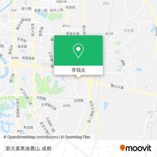 新元素奥迪麓山地图