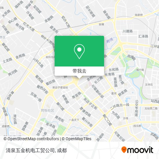 清泉五金机电工贸公司地图