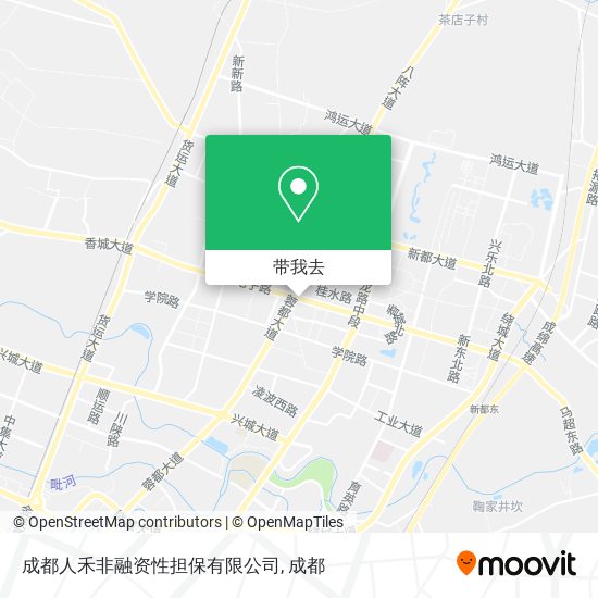 成都人禾非融资性担保有限公司地图