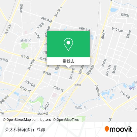 荣太和禄泽酒行地图