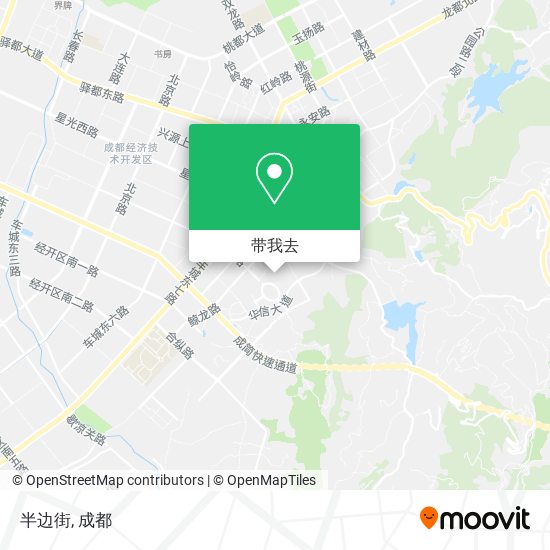 半边街地图