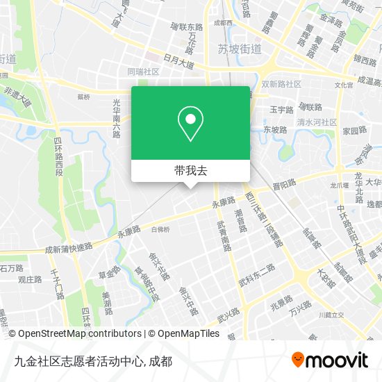 九金社区志愿者活动中心地图