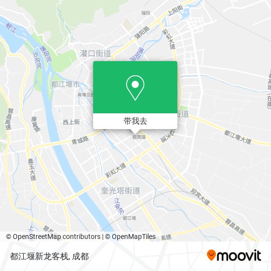 都江堰新龙客栈地图