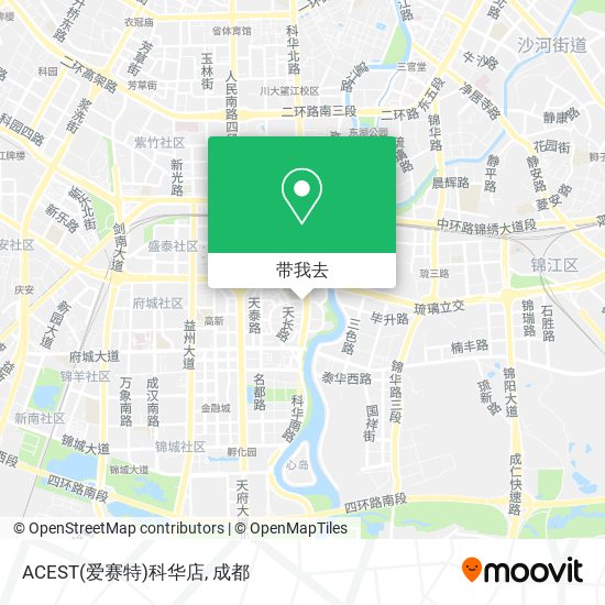 ACEST(爱赛特)科华店地图